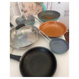 Fiesta Cookware Set Assorted Pans and Skillets