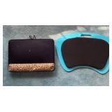 Two Lap Desks, Fabric and Plastic