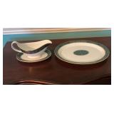 Royal Doulton Carlyle China Gravy Boat & Platter