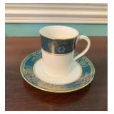 Royal Doulton Carlyle Espresso Cups & Saucers Set