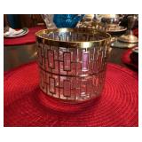 Imperial Glass Shoji 22K Gold Ice Bucket