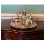 Rogers Silver Tea and Coffee Serving Set