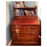 Davis Cabinet Co. Solid Wood Desk With Books