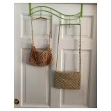 Wood Bead Shoulder Bags