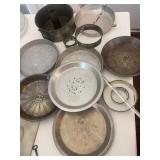 Vintage Metal and Tin Cake Pans