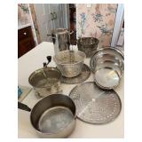 Stainless Kitchen Cookware and Steamers Lot