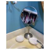 Wall Decor, Vanity Mirror, and Shell Dishes Lot