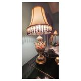 Porcelain Table Lamp with Cherub Design