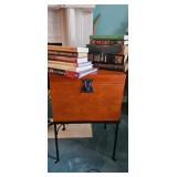 Books with Wooden Storage Box