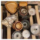 Metal Cake and Jelly Molds Lot