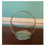 FB Rogers Silver Wire Basket with Handle