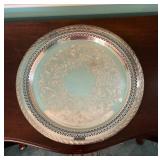 WM Rogers & Son Spring Flower Tray 2072