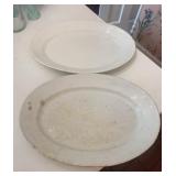 Pair John Maddock & Sons Oval Porcelain Platters