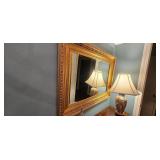 Large Ornate Gold Framed Mirror