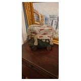 Wooden Elephant Pull Toy on Wheels