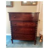Davis Cabinet Company Chest with Turned Columns