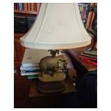 Decorative Elephant Table Lamp with Shade