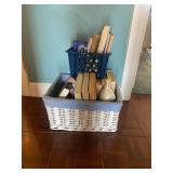 Book Lot With Baskets And Jergens Lotion
