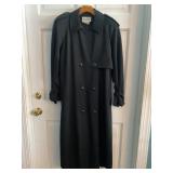 Neiman Marcus Black Trench Coat Size 12