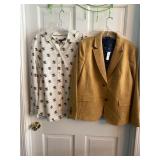 Talbots Jacket Size 16 & Horse Print Shirt XL