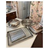 Stainless Steel Cookware and Roasting Pans Lot