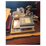 Books, Porcelain Basket, Figurine, Back Scratcher