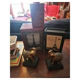 Decorative Elephant Figurines and Paris Frames
