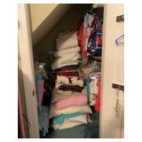 Linens, Bags, and Closet Contents