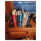 Global Views Bronze Horse Bookends Pair