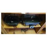 Rival and Oster Electric Skillets With Lids
