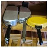3 Divided Sandwich and Omelette Pans