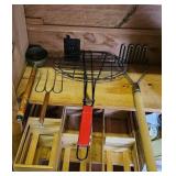 Four Vintage Campfire Cooking Utensils