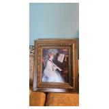 Renoir ï¿½Woman at the Pianoï¿½ Framed Reproduction
