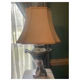 Samovar Table Lamp With Fabric Shade