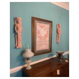 Cherub Wall Sconces Plaster Reliefs