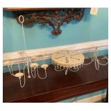 Decorative Metal Candle and Cake Stands Set