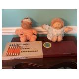 Cabbage Patch Kids Dolls With Backgammon, Scrabble