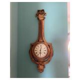 Ornate Wall Clock With Roman Numerals