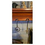 Decorative Fireplace Stocking Hooks