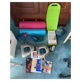Home Fitness Bundle with Mats, Weights, Books