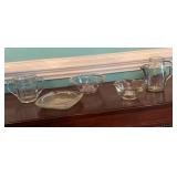 Clear Glass Tableware, 5 Pieces