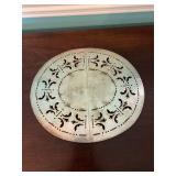 Sheffield Reproduction Silver Plate Folding Trivet