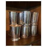 Sheffield Silverplate Mint Julep Cups, Set of 17