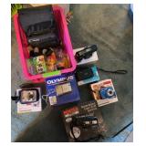6 Digital & Film Cameras with Boxes