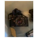 Canon A-1 35mm Camera Kit With Accessories