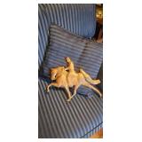 Cast Metal Cavalry Rider Wall Plaque
