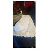 Handmade White Crochet Lace Tablecloth