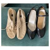 Womenï¿½s Tap Shoes Size 8 Capezio & Genuine Leather