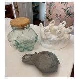 3 Elephant Motif Decorative Items