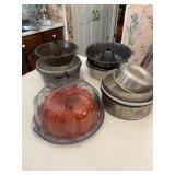 Bundt and Tube Cake Pans Lot